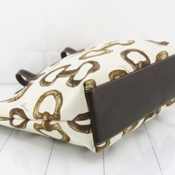 Authentic Gucci Canvas Tote Bag - Picture 6 of 13